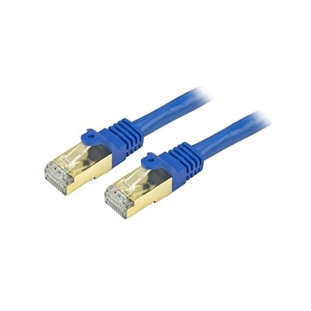 Ezgeneration 4 ft. Cat6a Ethernet Patch Cable Shielded - Blue EZ620208